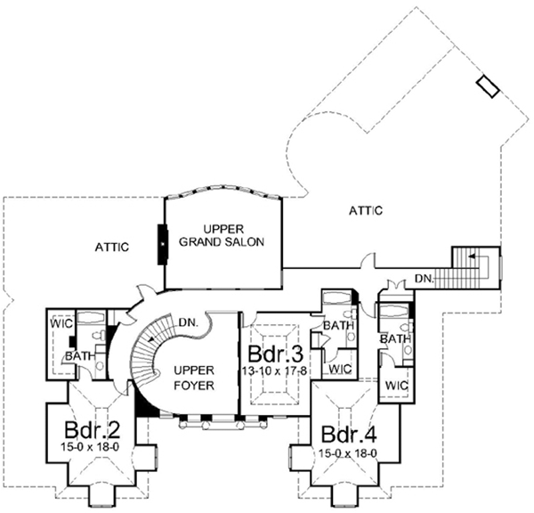 Upper/Second Floor Plan: 24-171