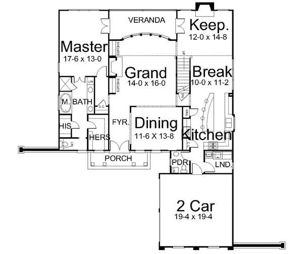 Main Floor Plan: 24-173