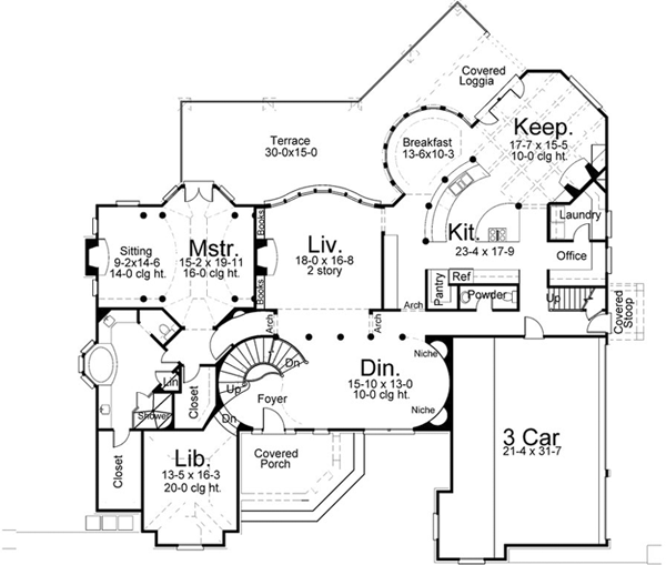 Main Floor Plan: 24-175