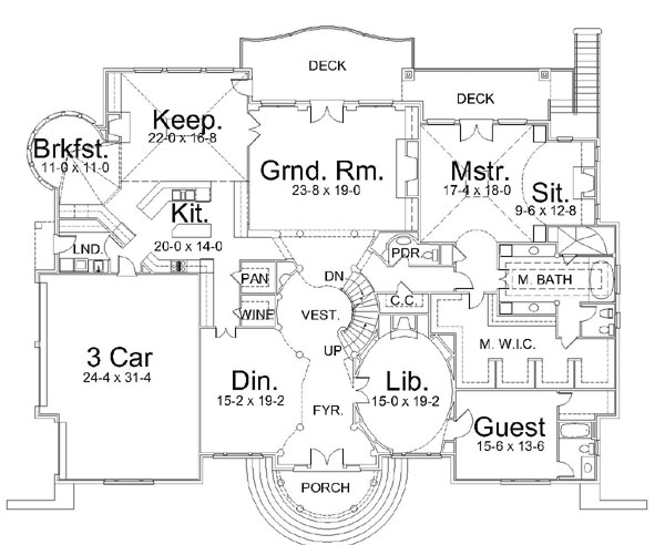 Main Floor Plan: 24-180