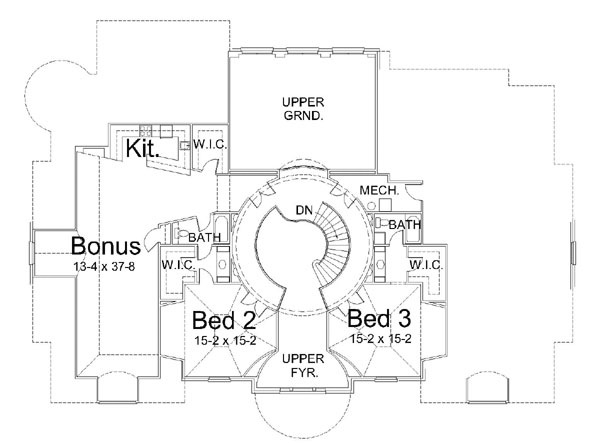 Upper/Second Floor Plan: 24-180
