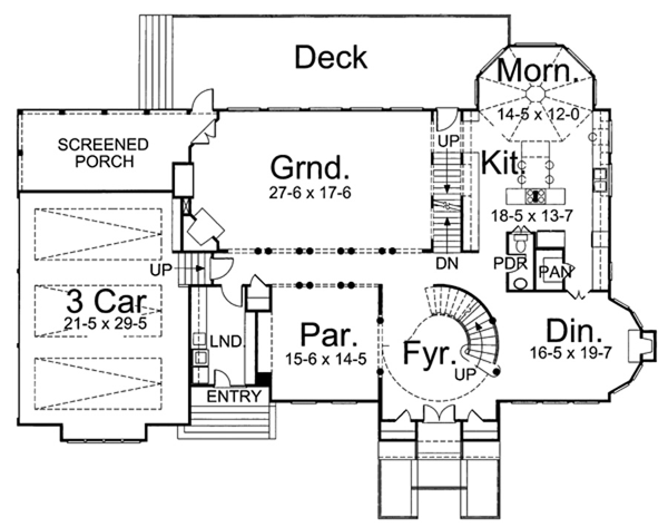 Main Floor Plan: 24-184
