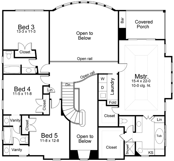 Upper/Second Floor Plan: 24-187