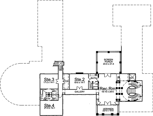 Upper/Second Floor Plan: 24-189