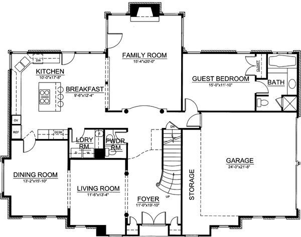 Main Floor Plan: 24-191