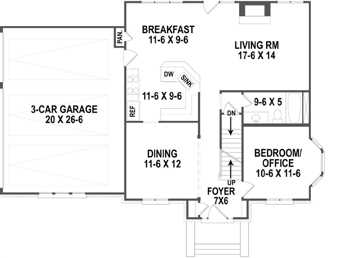 Main Floor Plan: 24-192