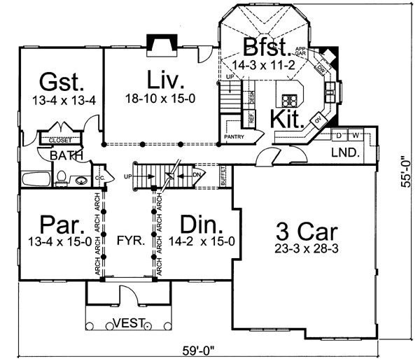 Main Floor Plan: 24-195