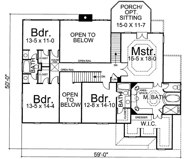 Upper/Second Floor Plan: 24-195