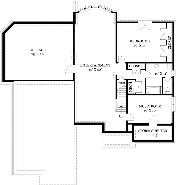 Lower Floor Plan: 24-198