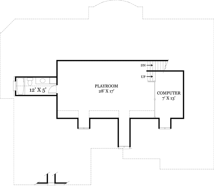 Upper/Second Floor Plan 24-198