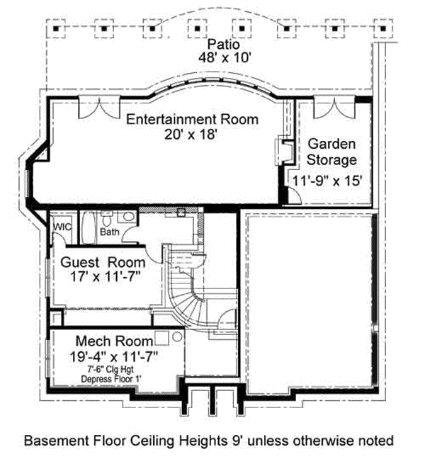 Lower Floor Plan:24-203