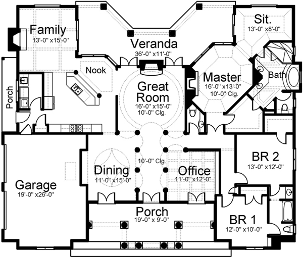 Main Floor Plan: 24-207