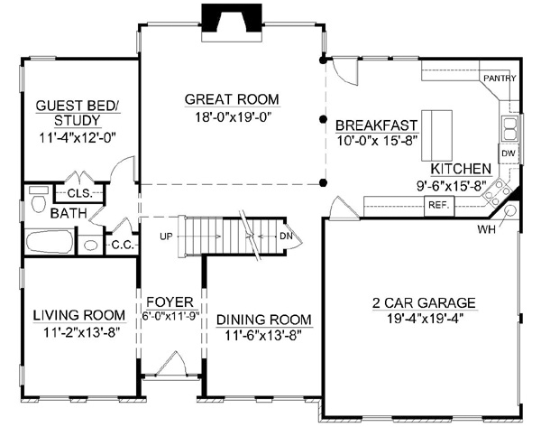 Main Floor Plan: 24-209