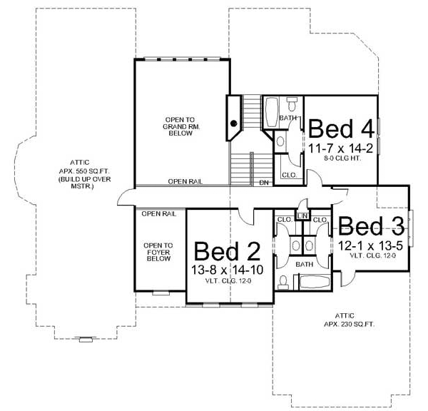 Upper/Second Floor Plan: 24-210