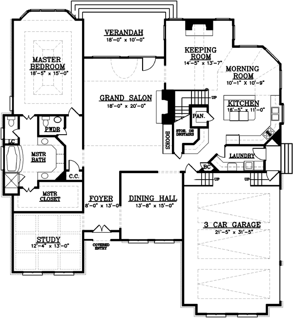 Main Floor Plan: 24-211