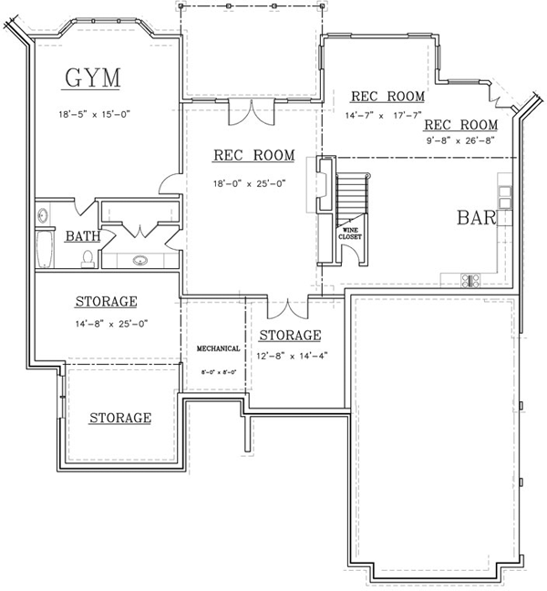 Lower Floor Plan: 24-212