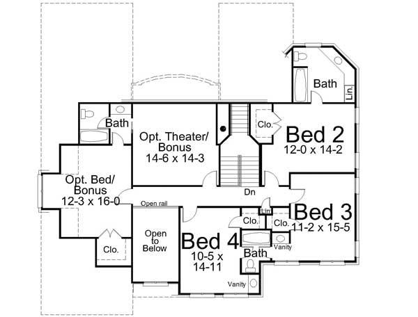 Upper/Second Floor Plan: 24-213