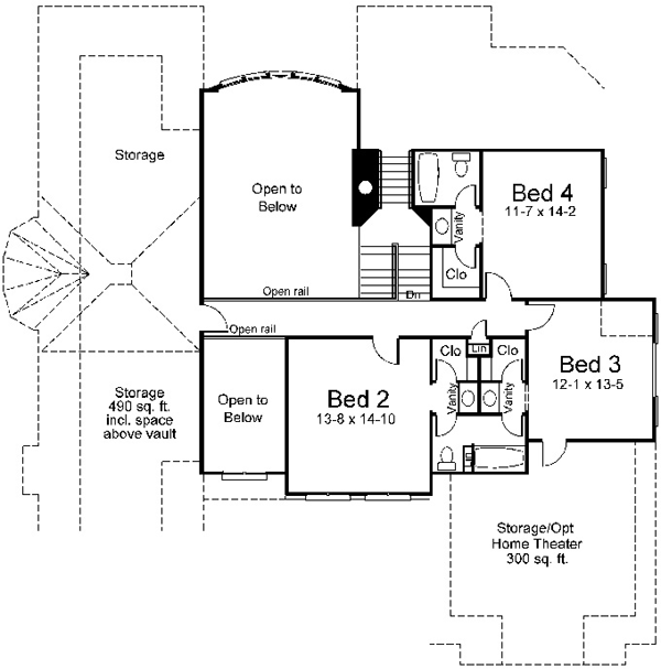 Upper/Second Floor Plan:24-214