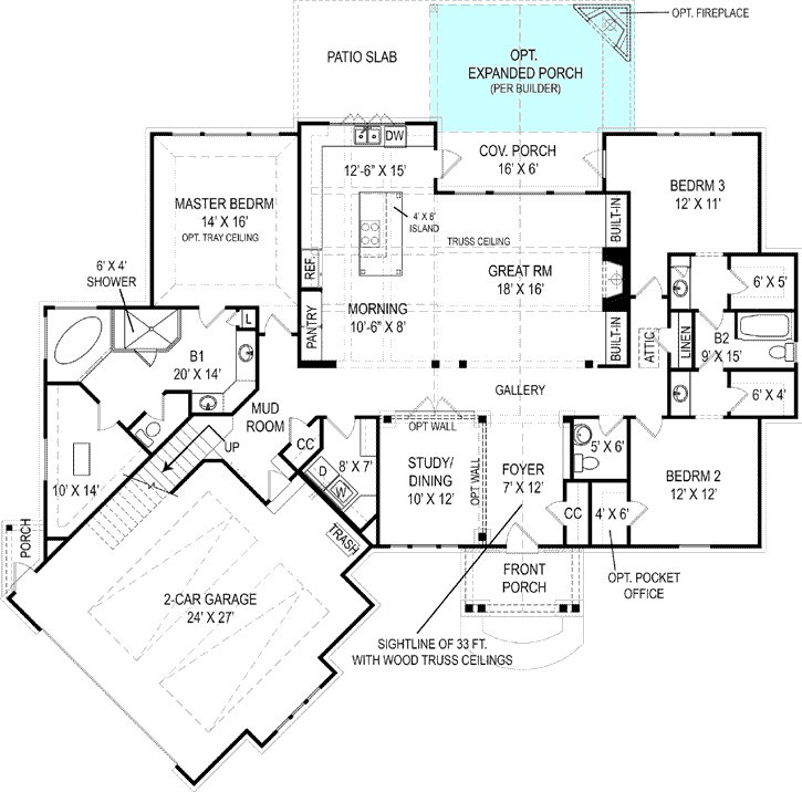 Main Floor Plan: 24-221