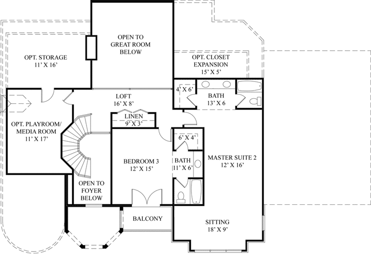 Upper/Second Floor Plan: 24-222