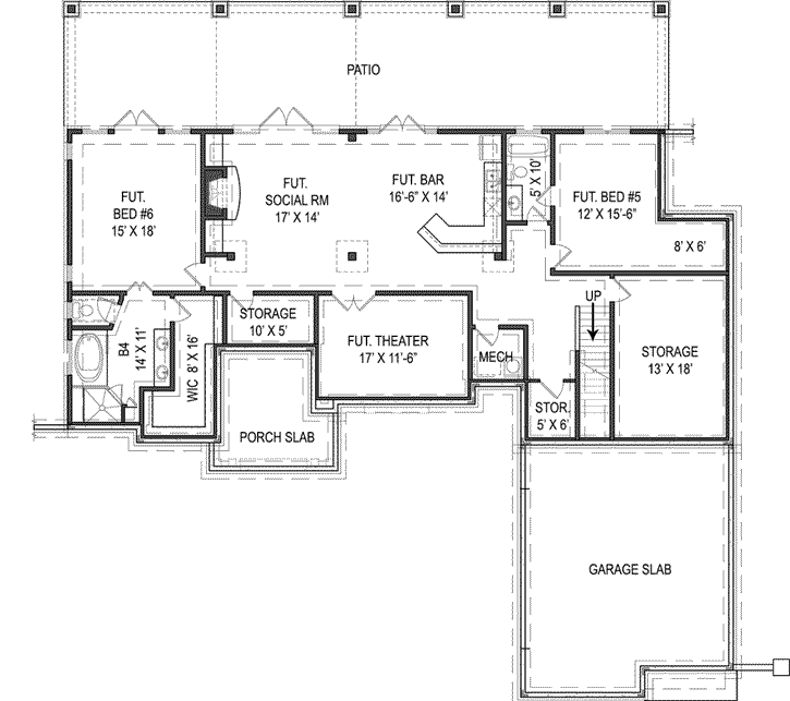 Lower Floor Plan: 24-233