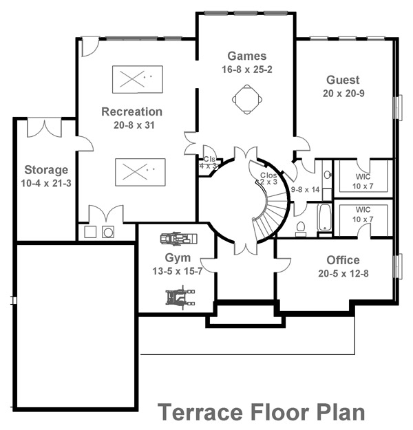 Lower Floor Plan: 24-237