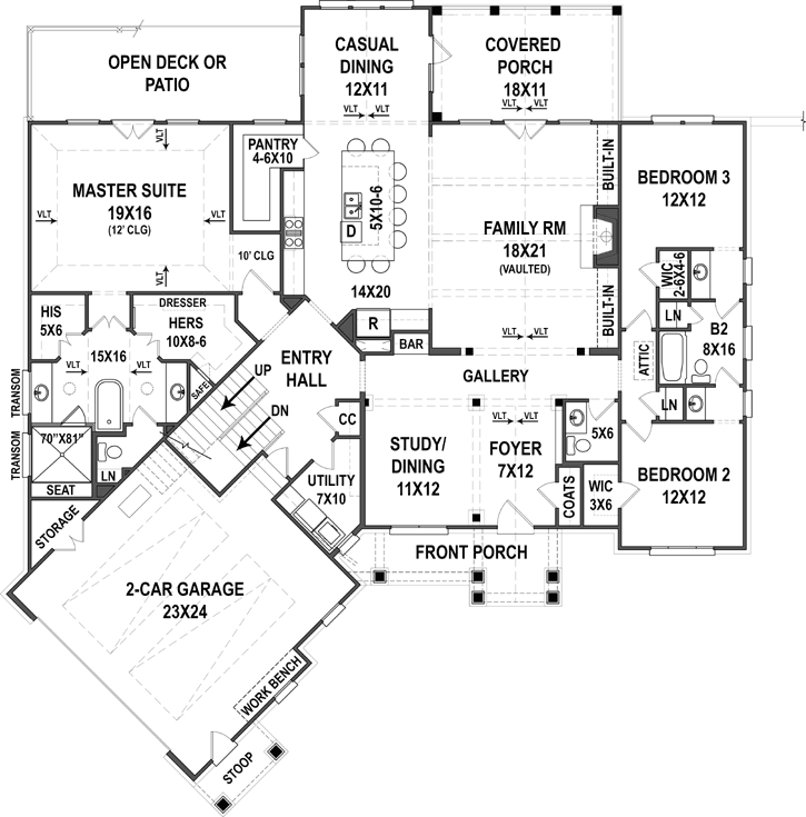 Main Floor Plan: 24-243