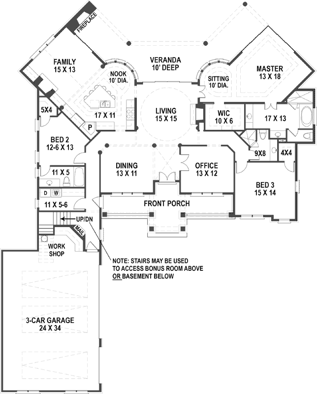 Main Floor Plan: 24-245