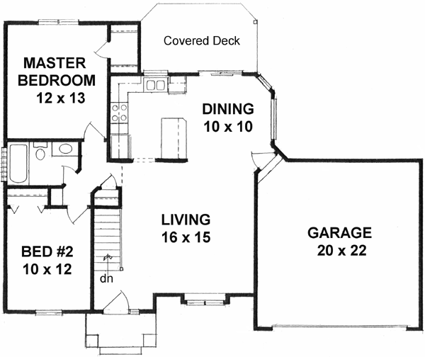 Main Floor Plan: 25-102