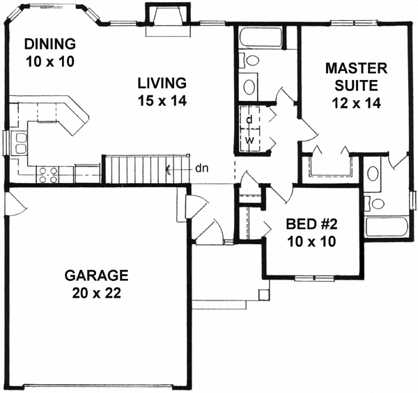 Main Floor Plan: 25-103