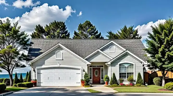 Traditional house plans 25-104 - front exterior, 1,091 sq ft, 2 bed, 2 bath house plans | Monster House Plans
