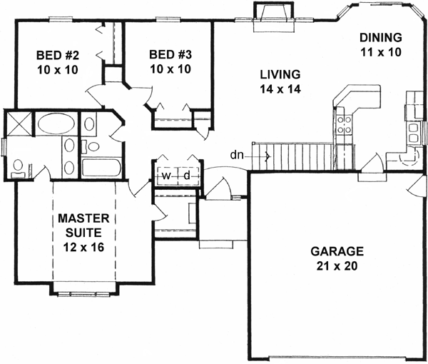 Main Floor Plan: 25-109