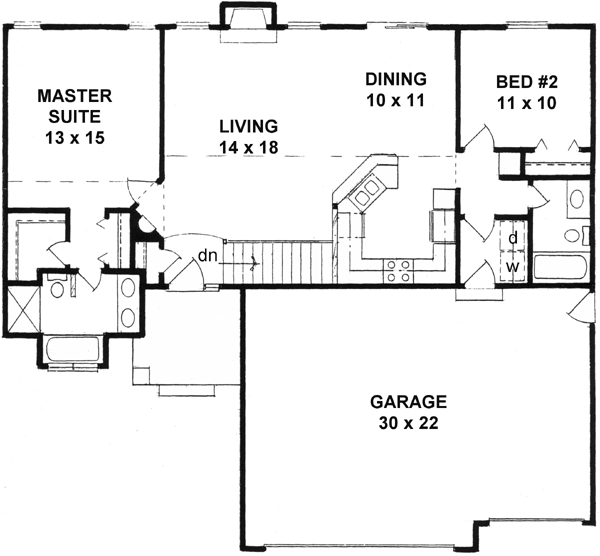 Main Floor Plan: 25-110
