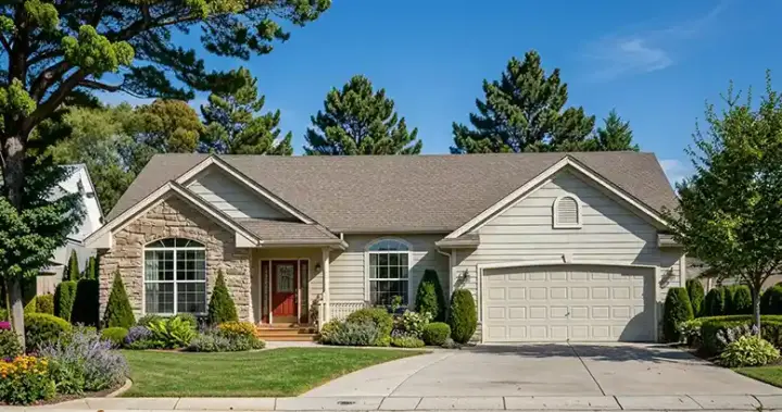 Traditional house plans 25-112 - front exterior, 1,218 sq ft, 2 bed, 2 bath house plans | Monster House Plans