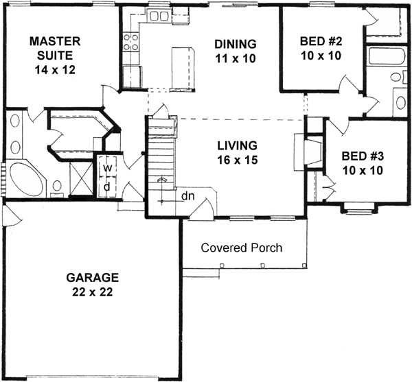 Main Floor Plan: 25-115