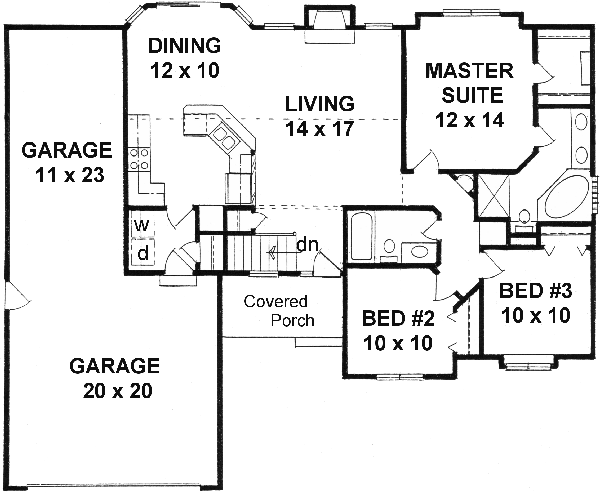 Main Floor Plan: 25-116