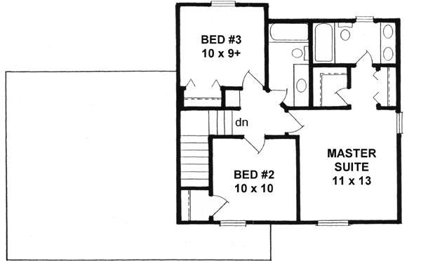 Upper/Second Floor Plan: 25-117