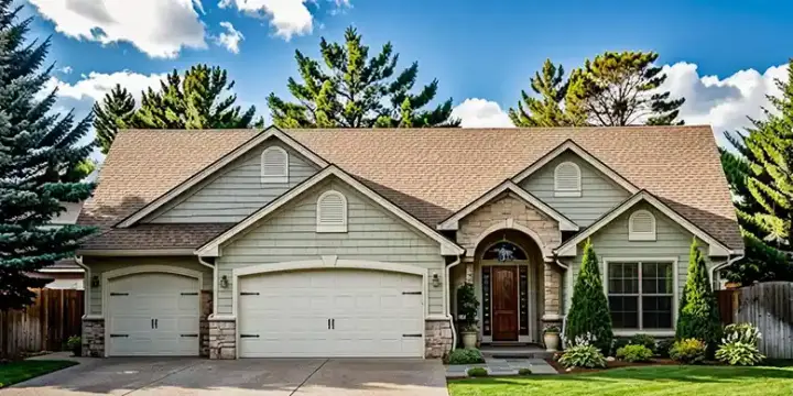 Traditional house plans 25-121 - front exterior, 1,295 sq ft, 3 bed, 2 bath house plans | Monster House Plans