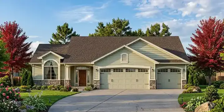 Traditional house plans 25-122 - front exterior, 1,296 sq ft, 3 bed, 2 bath house plans | Monster House Plans