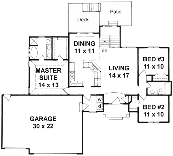 Main Floor Plan: 25-125