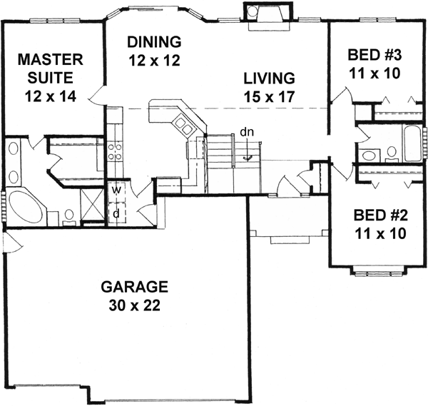 Main Floor Plan: 25-126