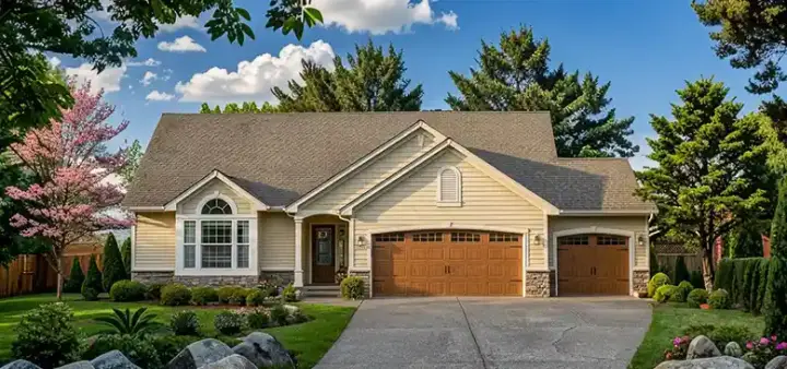 Traditional house plans 25-130 - front exterior, 1,424 sq ft, 3 bed, 2 bath house plans | Monster House Plans
