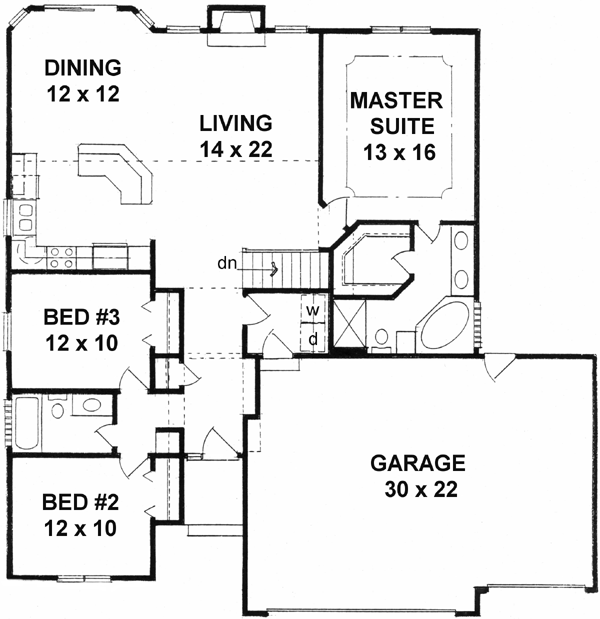 Main Floor Plan: 25-132