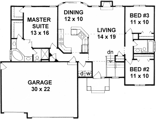 Main Floor Plan: 25-133
