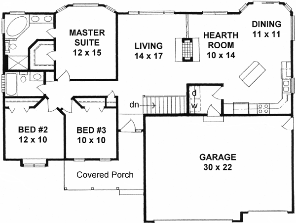 Main Floor Plan: 25-134
