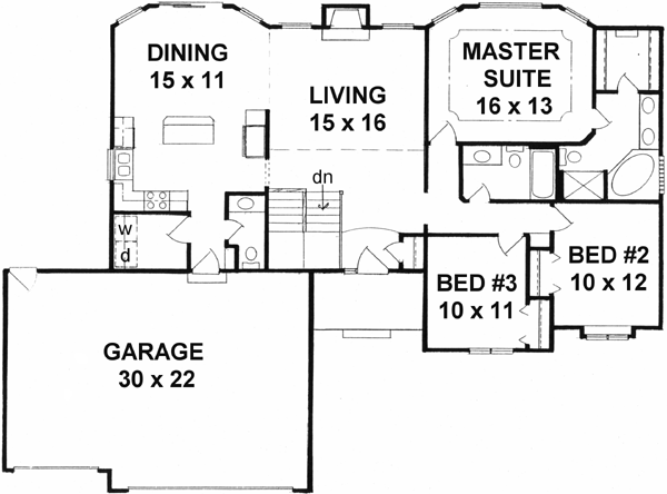 Main Floor Plan: 25-137
