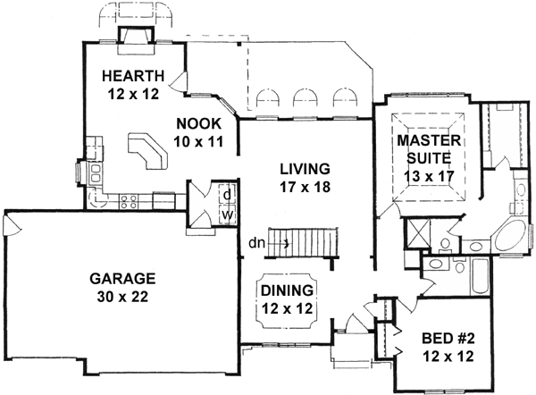 Main Floor Plan: 25-140