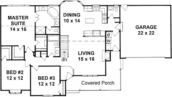 Main Floor Plan: 25-141