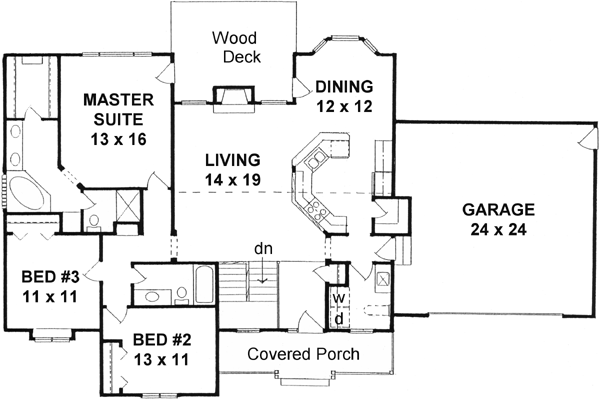 Main Floor Plan: 25-143