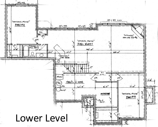 Lower Floor Plan: 25-145